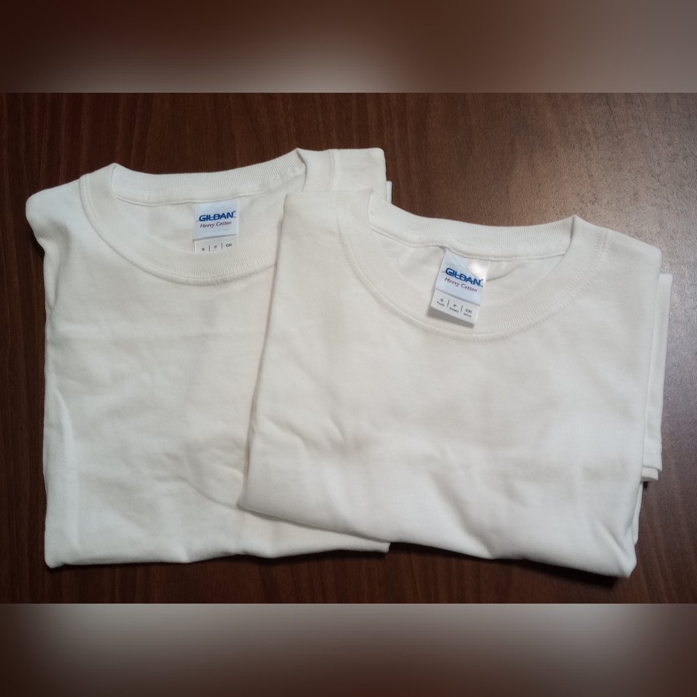 Gildan Classic White Cotton Tees